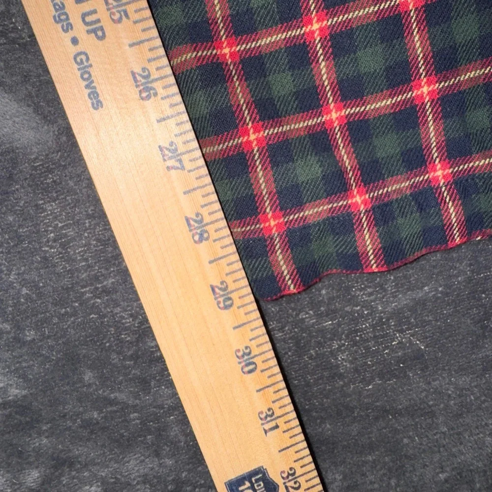 Mens Medium Abercrombie & Fitch Pajama Pants Excellent Plaid Flannel Navy Red